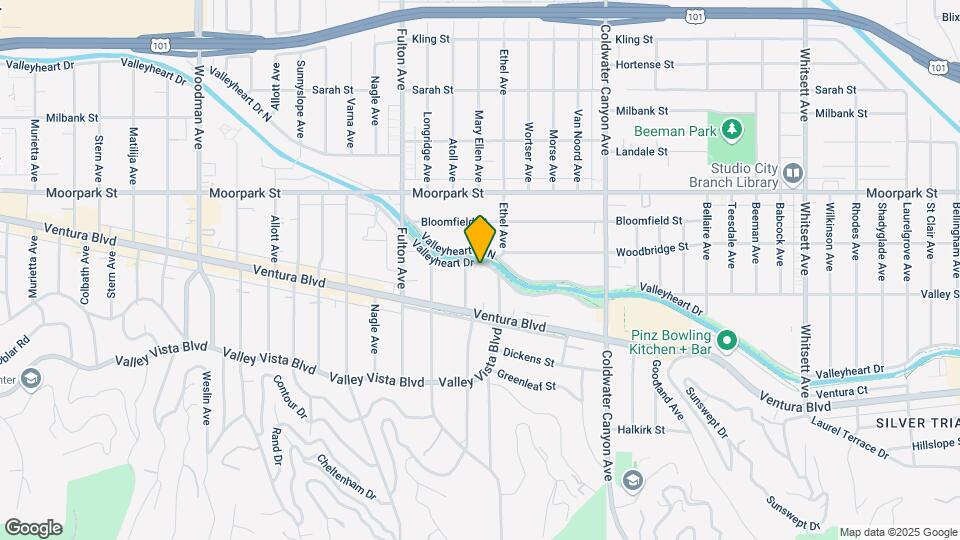 13124-13126 Valleyheart Dr Map and Location Details