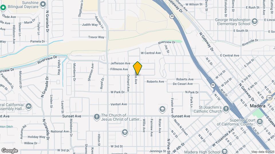 1688 University Ave Map and Location Details