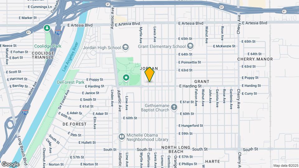 1005 E Harding St Mapa y Detalles de la Ubicación