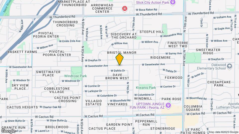 8001 W Sweetwater Ave Map and Location Details