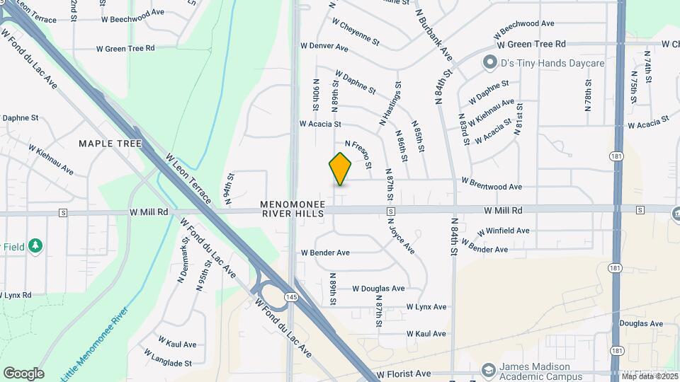 6424 N 89th St Map and Location Details