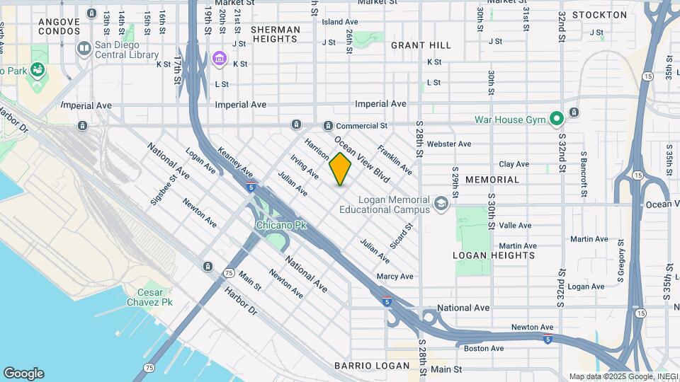 2086 Irving Ave Map and Location Details