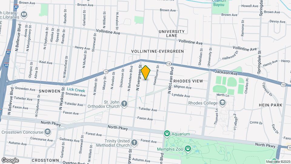 749 N Auburndale St Map and Location Details