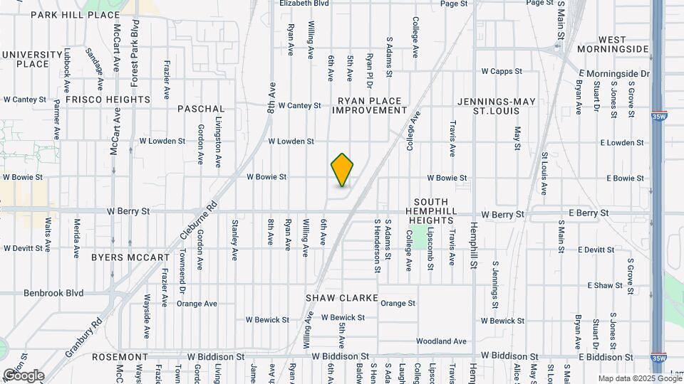 3020 5th Ave, Unit B Map and Location Details