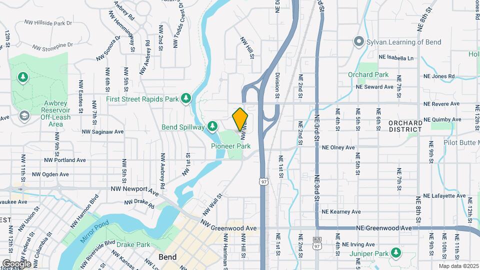 6103 NW Harriman St Map and Location Details