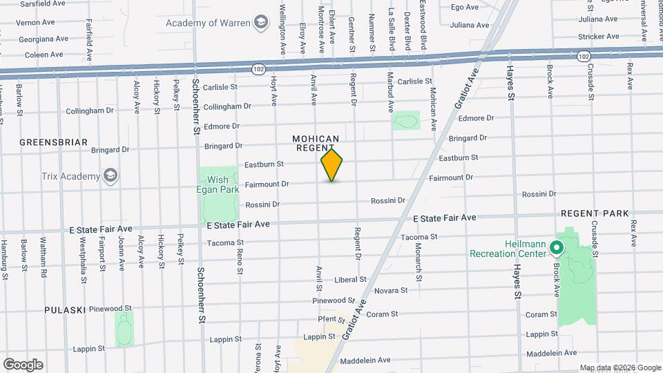 14140 Fairmount Dr Map and Location Details