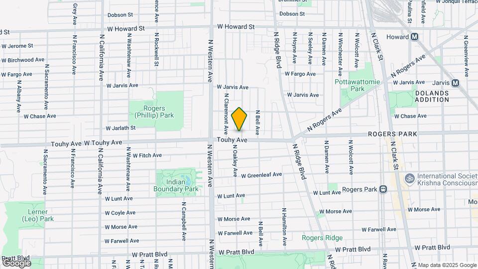 2302 W Touhy Ave-Unit -1 Map and Location Details