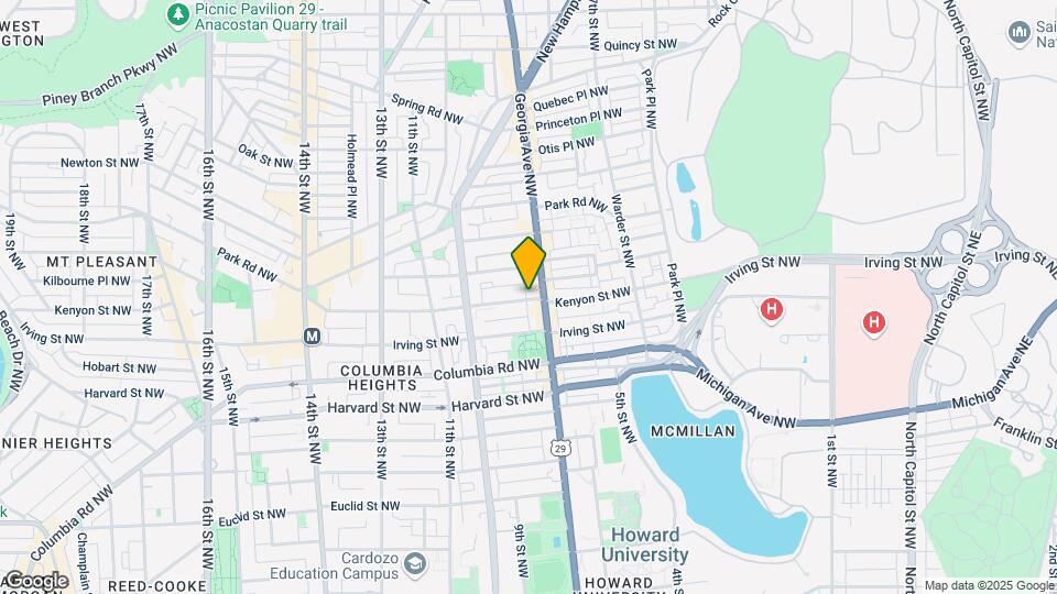 709 Kenyon St NW Map and Location Details