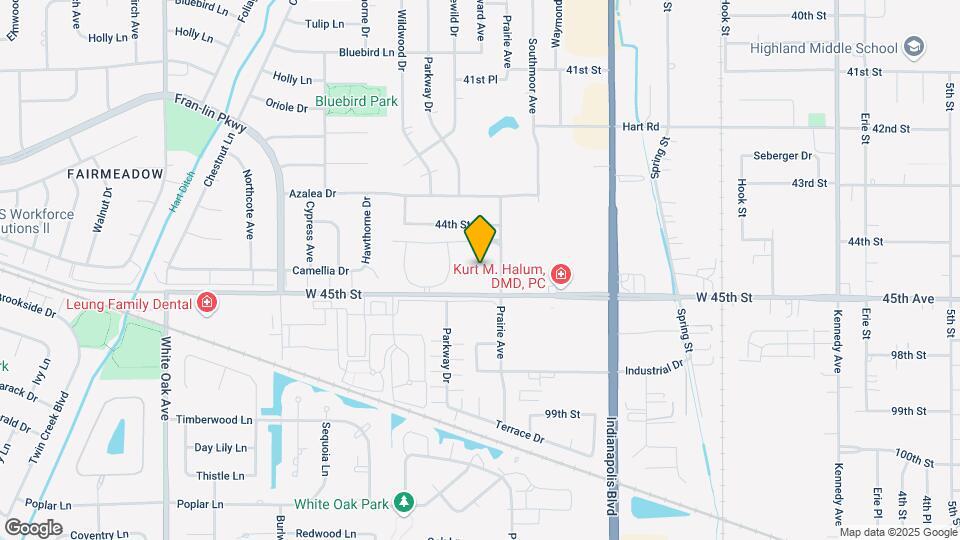 Prairie Square Rentals Map and Location Details