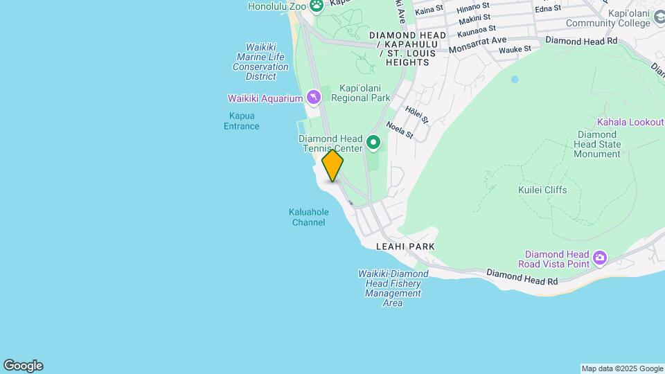 2943 Kalakaua Ave Map and Location Details