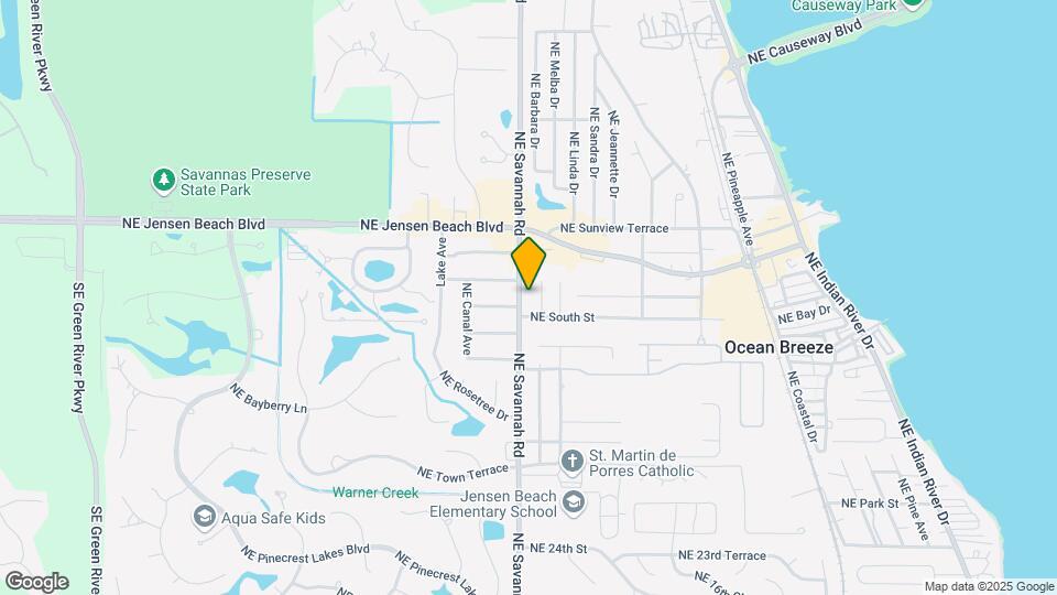 3121 NE Savannah Rd Map and Location Details