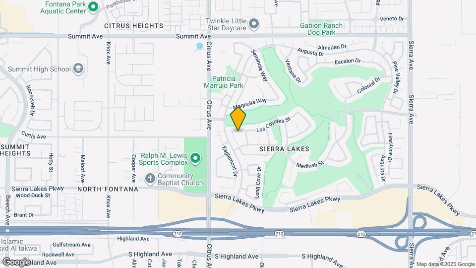 16215 Los Coyotes St Map and Location Details