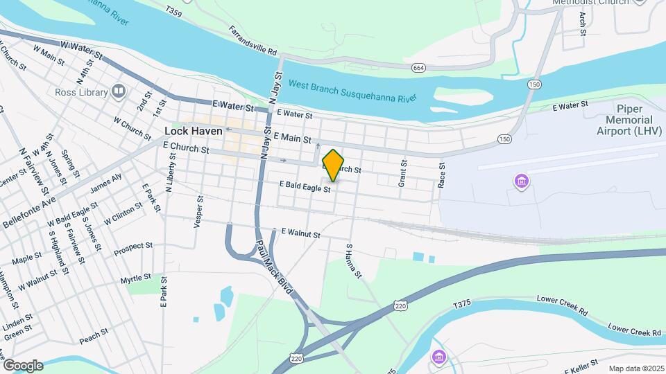 431 E Bald Eagle St Map and Location Details