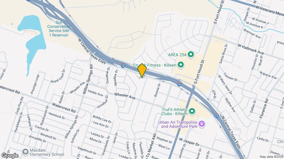 1104 Robindale Dr Map and Location Details