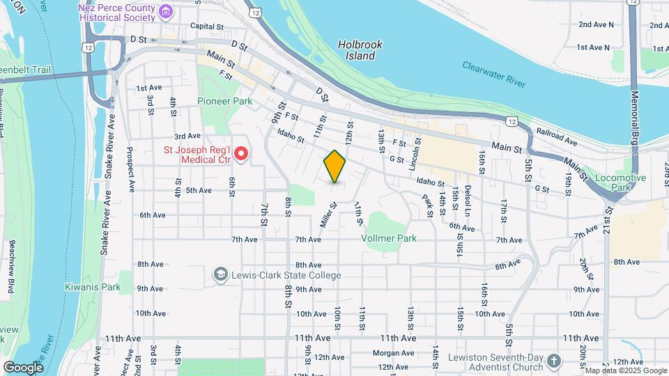 411 12th St Map and Location Details