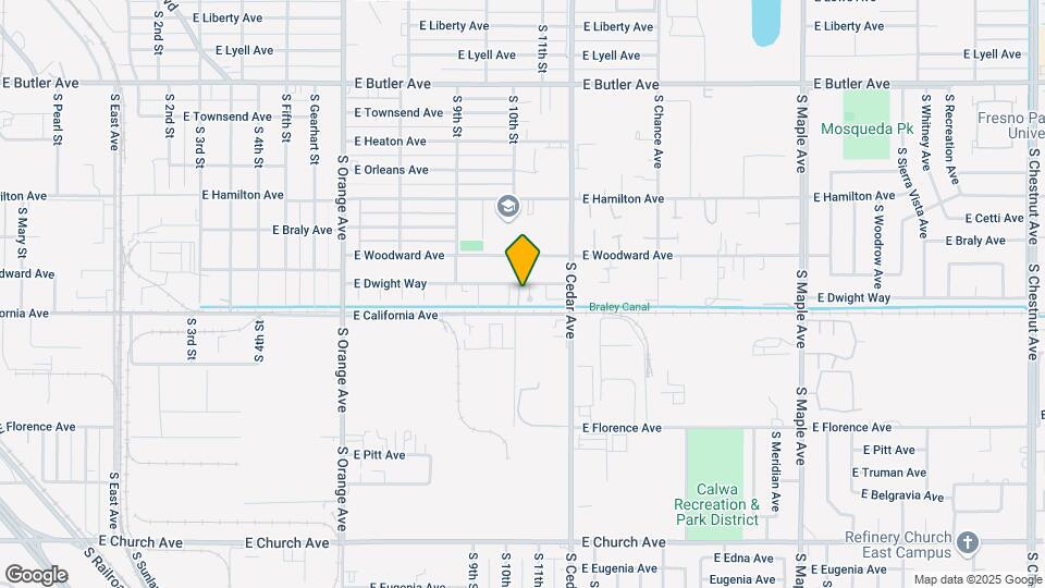 4054 E Dwight Way Map and Location Details