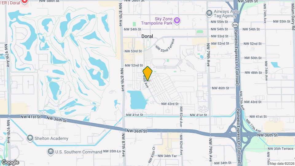 8388 NW 49th St Map and Location Details