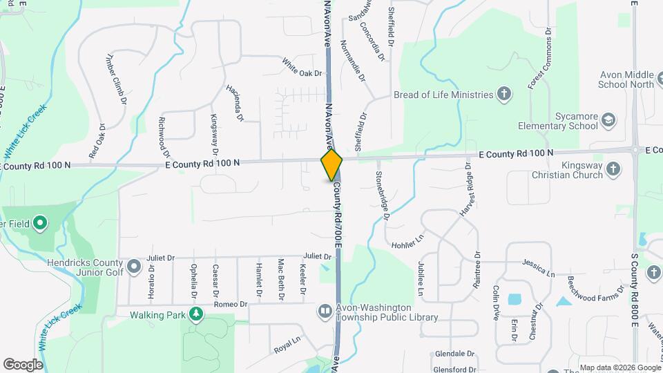 916 N Avon Ave Map and Location Details