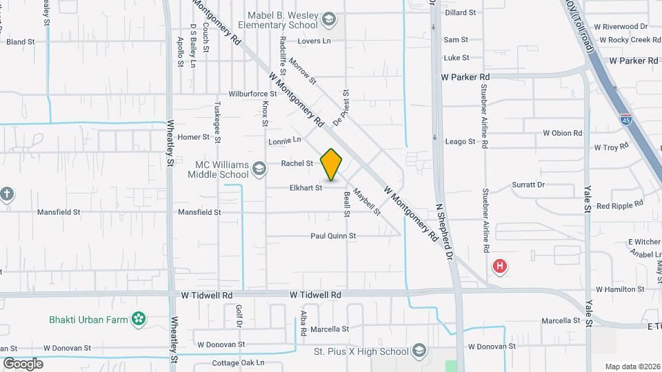 812 Elkhart St Map and Location Details