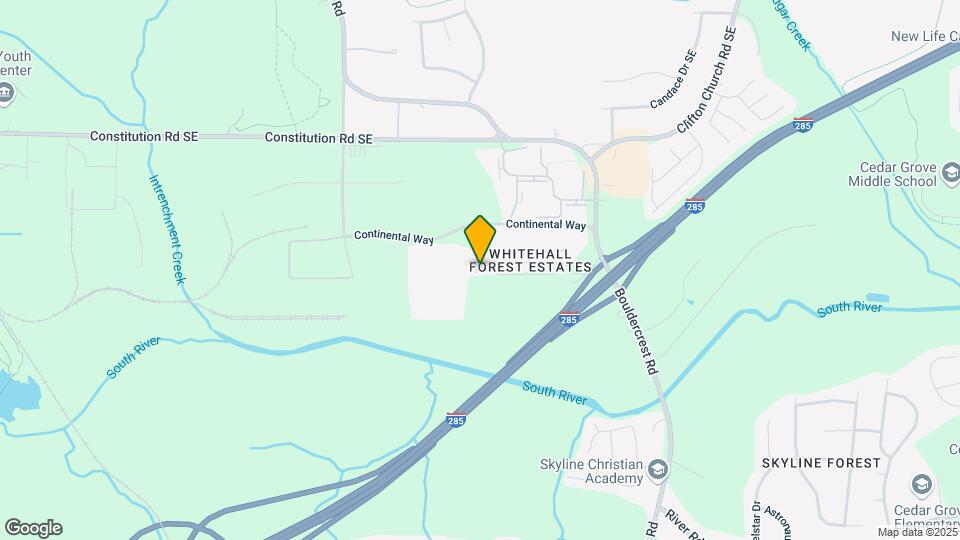 1845 Whitehall Forest Ct SE Map and Location Details