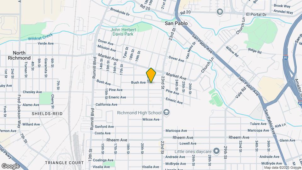 2114 Bush Ave Mapa y Detalles de la Ubicación