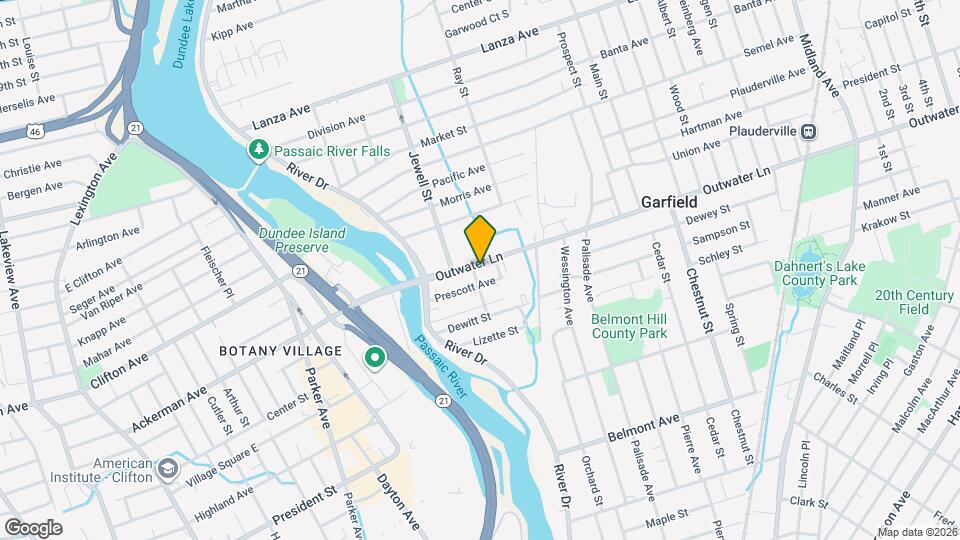 46 Outwater Ln, Unit 1 Map and Location Details