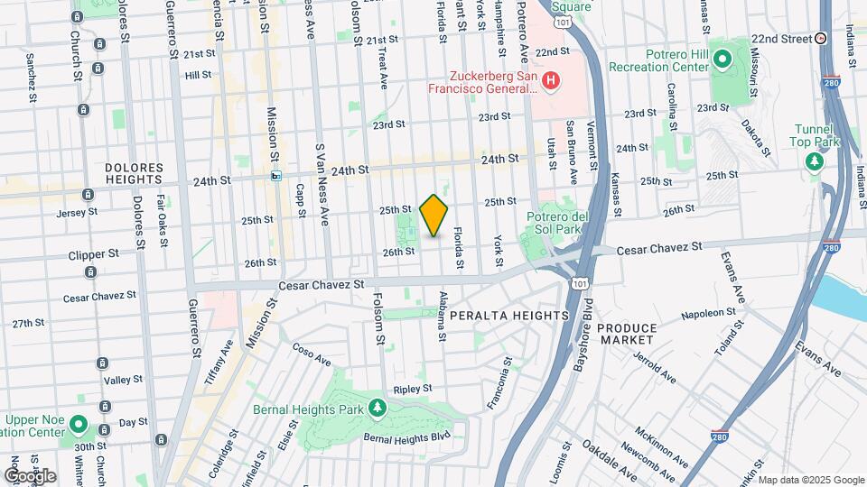 1392 Alabama St Mapa y Detalles de la Ubicación