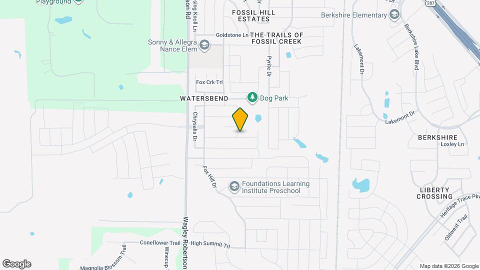 10000 White Pine Dr Map and Location Details
