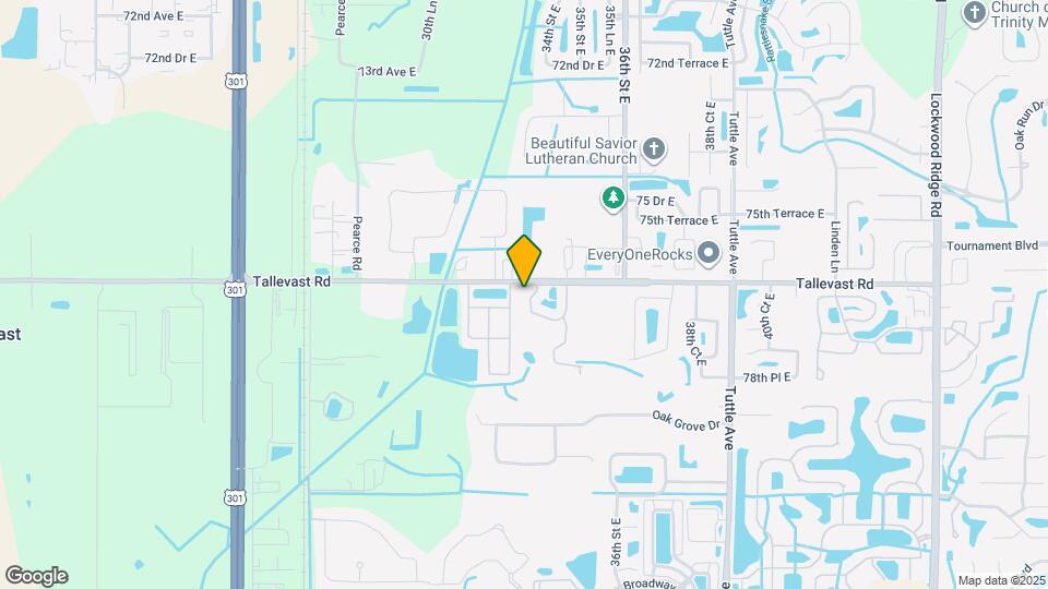 7710 33rd Ln E Map and Location Details