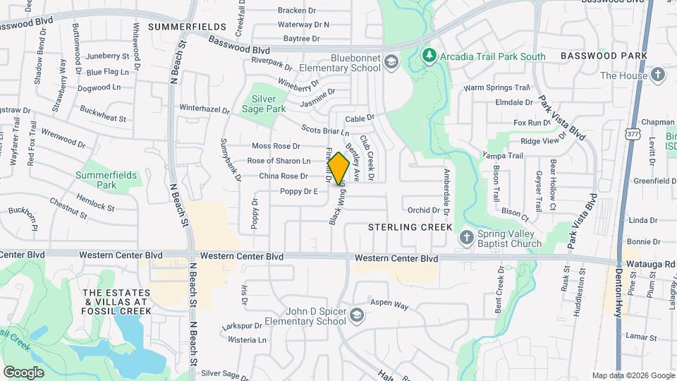 6841 Black Wing Dr Map and Location Details