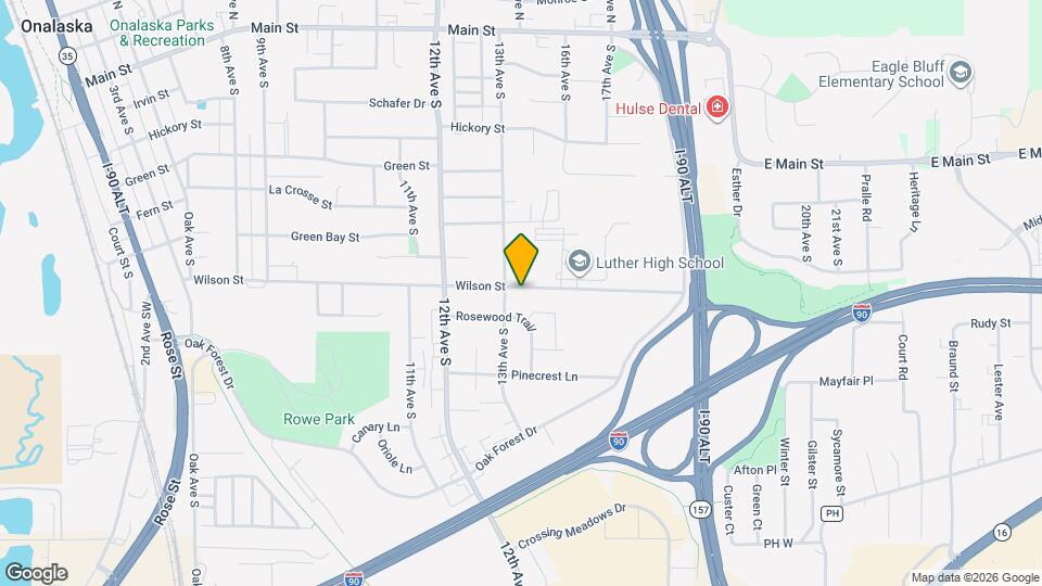 1308 Wilson St, Unit D Map and Location Details