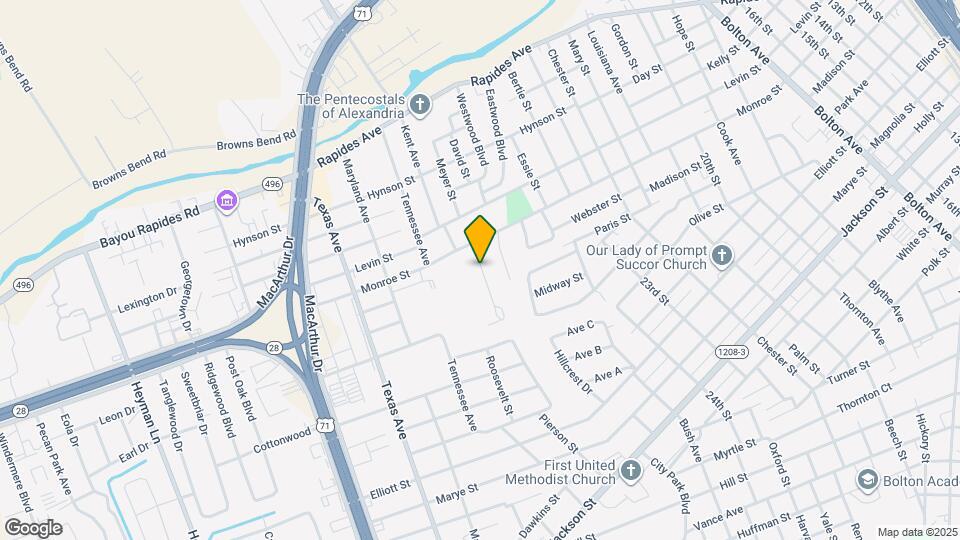 Alexandria Housing Authority Apartments and Nearby Alexandria