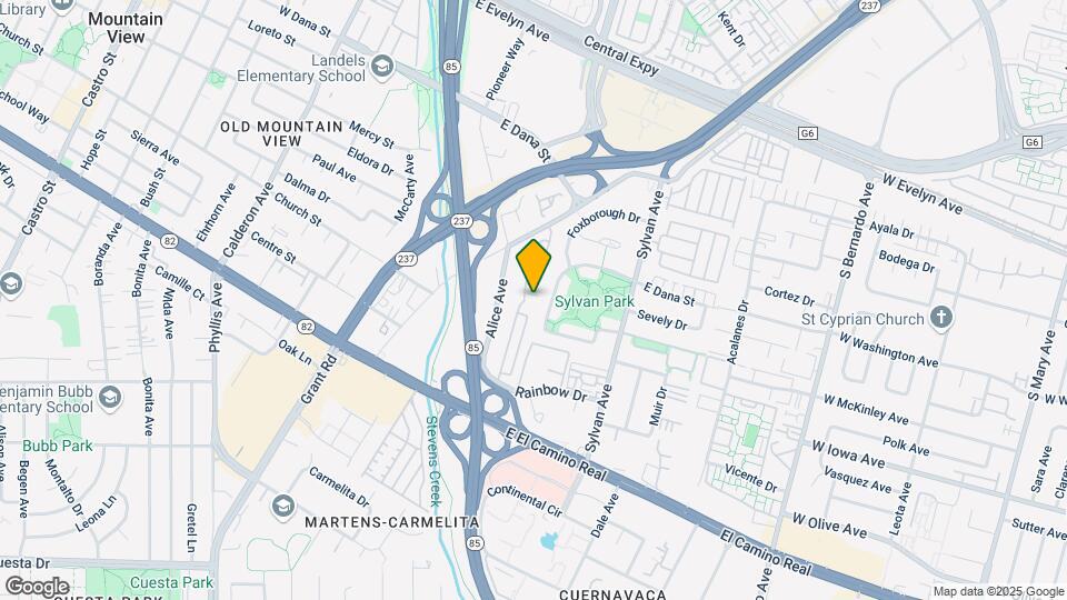 501 Moorpark Way Map and Location Details