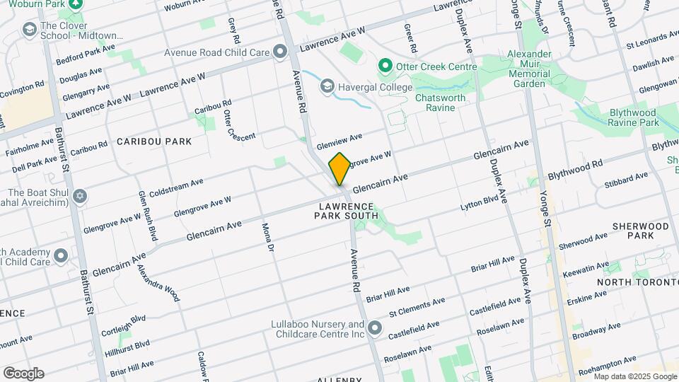 1340 Avenue Rd Map and Location Details