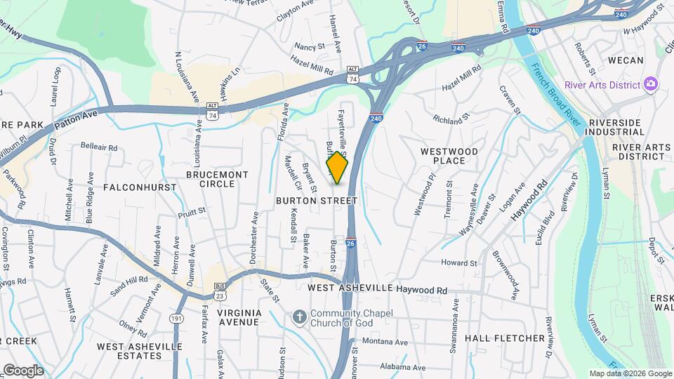 125 Burton St Map and Location Details