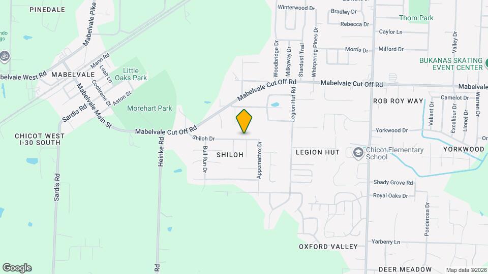 8520 Shiloh Dr Mapa y Detalles de la Ubicación