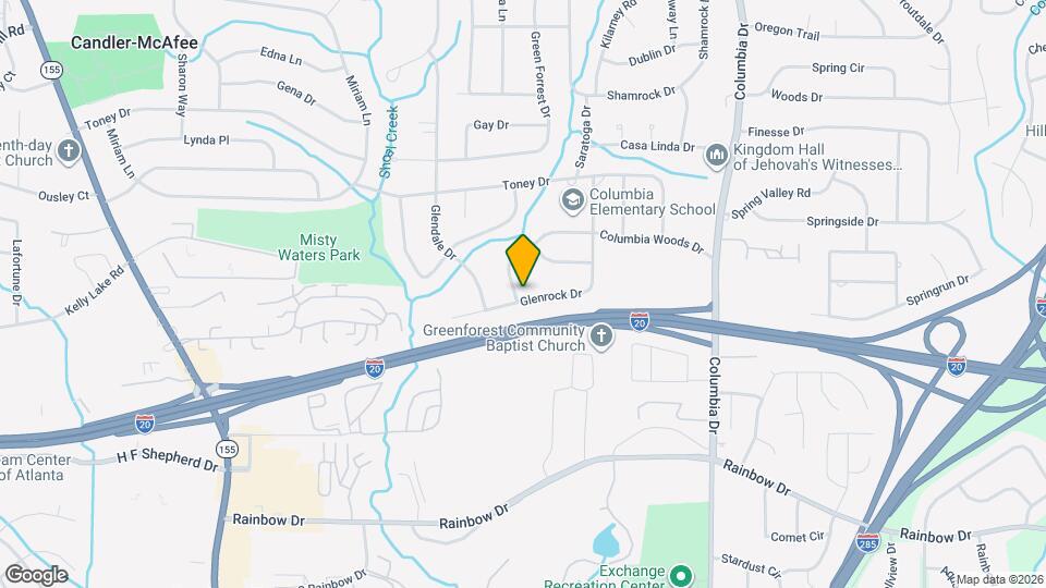 2497 Glenrock Dr Map and Location Details