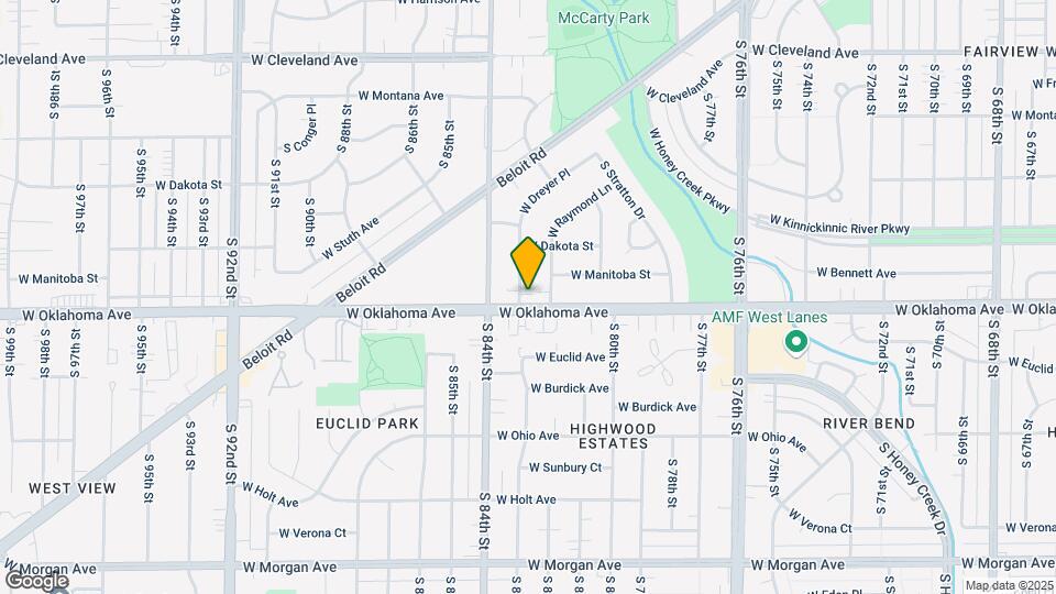 8226 W Oklahoma Ave Map and Location Details