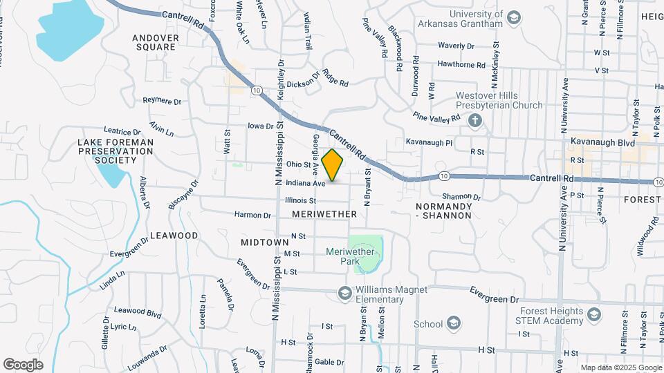 7303 Indiana Ave Map and Location Details