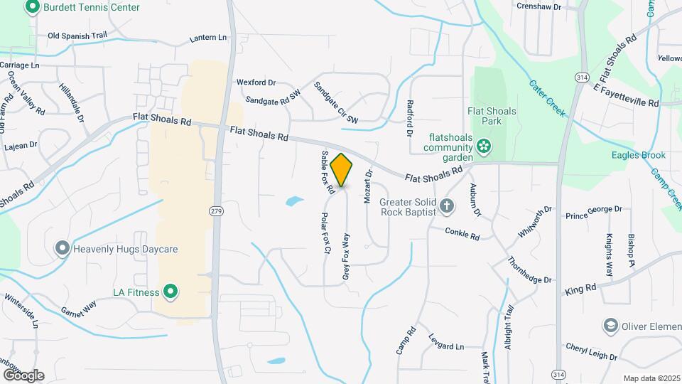 6311 Grey Fox Way Map and Location Details