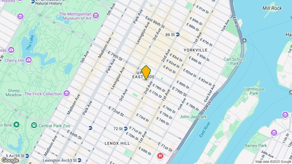 260 E 78th St Mapa y Detalles de la Ubicación