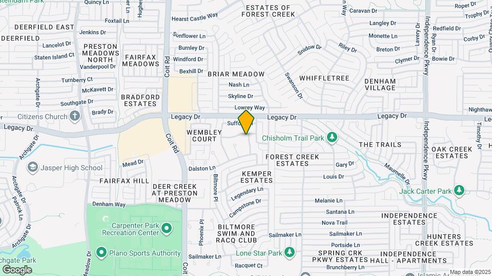 6833 Outland Dr Mapa y Detalles de la Ubicación