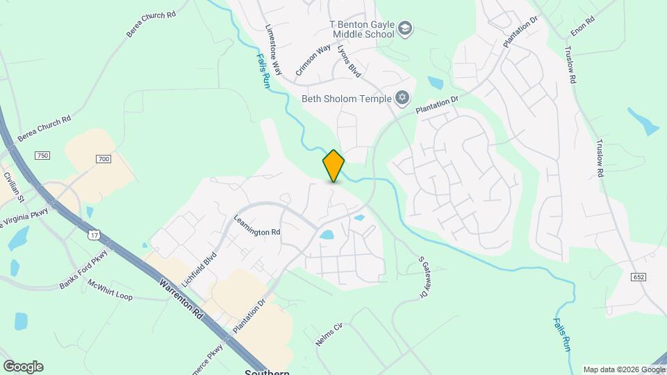 604 Backridge Ct Map and Location Details