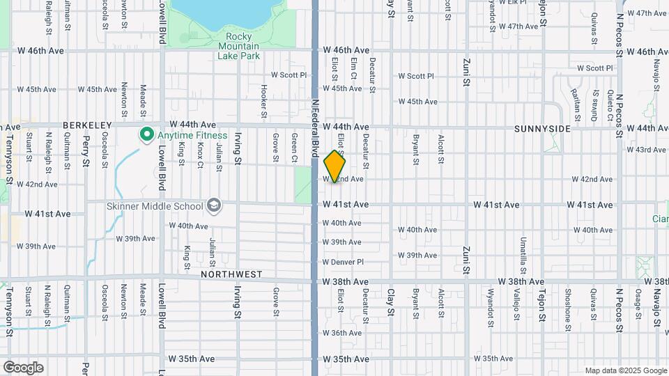 4141 Eliot St Map and Location Details