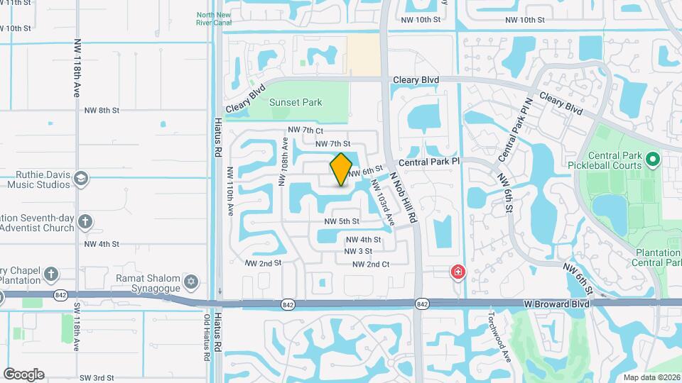 10404 NW 5th Manor Map and Location Details