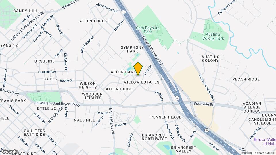 2812 Allen Ridge Dr Map and Location Details