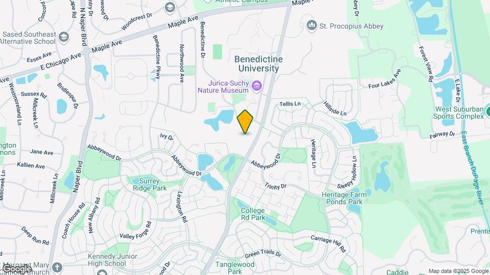 2252 Abbeywood Dr, Unit UNIT F Map and Location Details