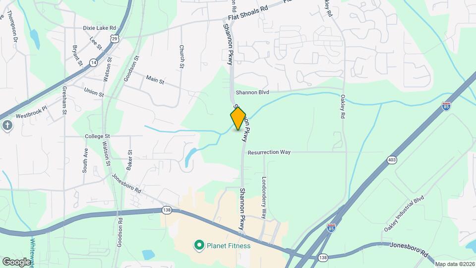 Shannon Reserve 55+ Apartments Map and Location Details