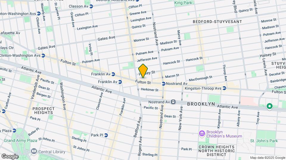 1223 Fulton St Map and Location Details