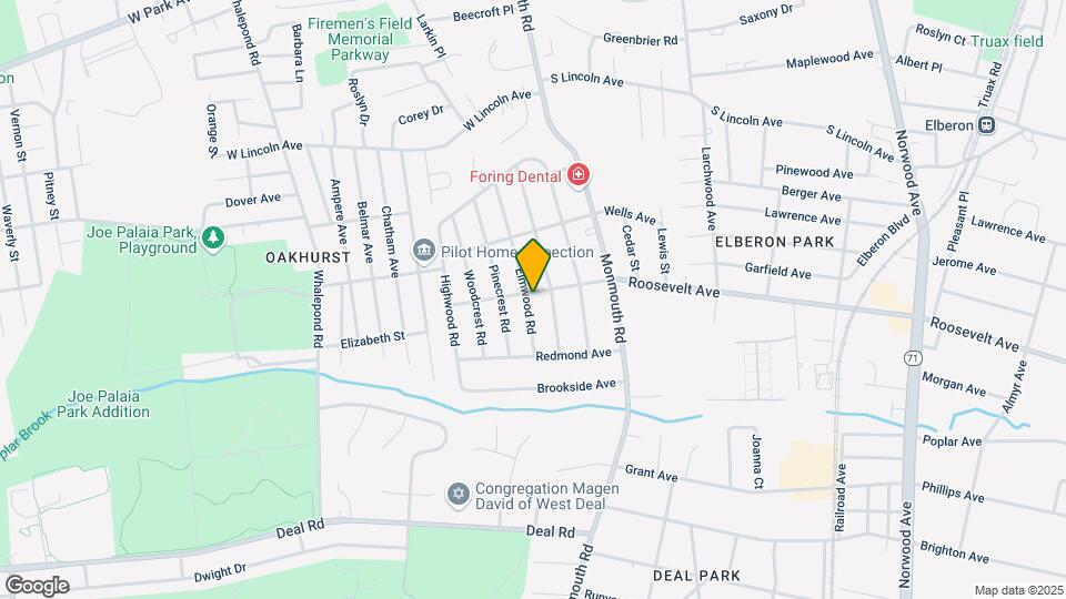 217 Elmwood Rd Map and Location Details